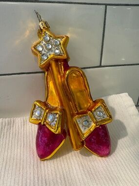 Christopher Radko Rubby Slippers ornament